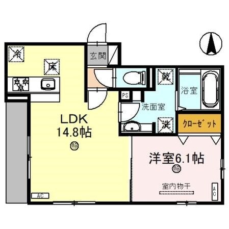 武庫之荘駅 徒歩13分 2階の物件間取画像